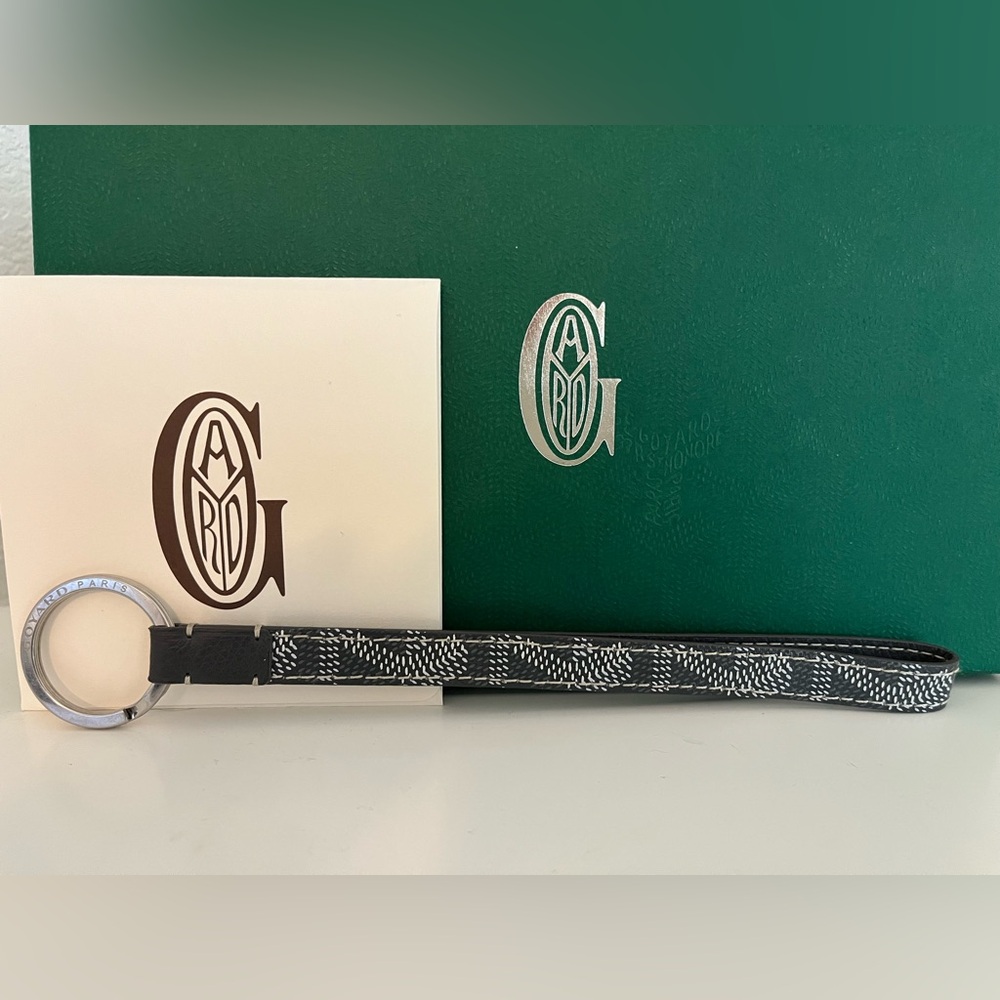 Authentic Goyard Sesame Key Ring